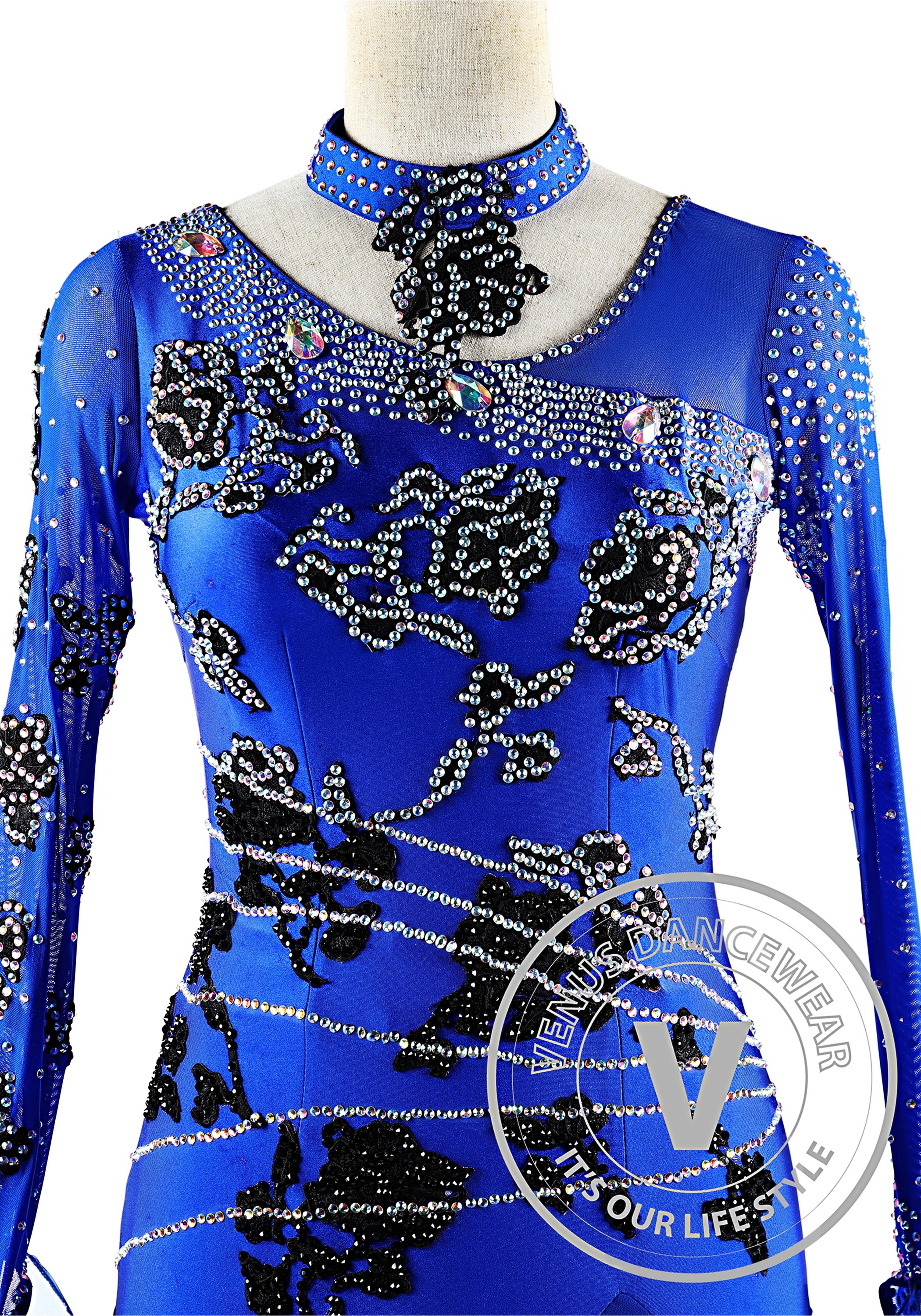 Midnight Magic Ballroom Smooth Competition Dance Dress