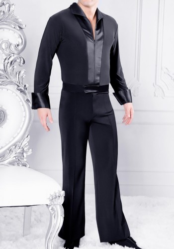 Mens Satin Collared Shirt MS42