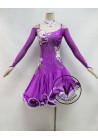 Purple Competition Latin Dancing Dress
