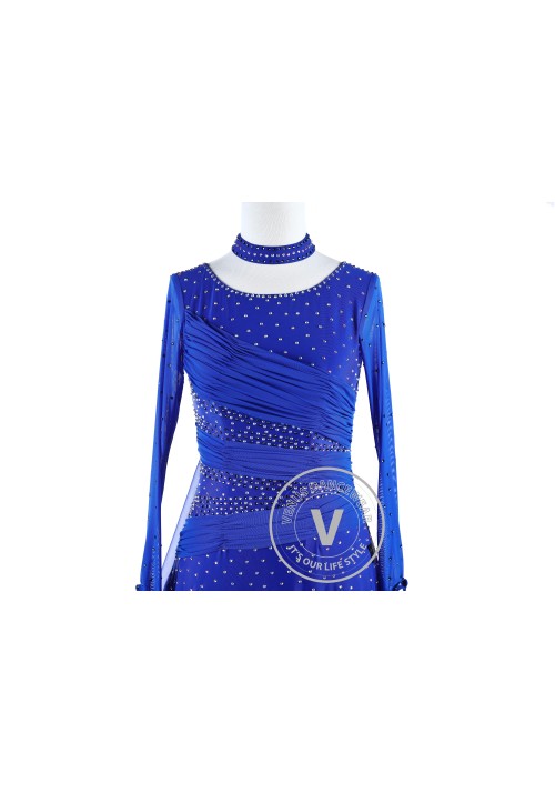 Starry Sky Standard Waltz Quickstep Foxtrot Dancing Dress