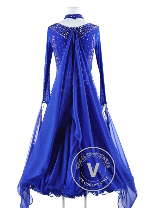 Starry Sky Standard Waltz Quickstep Foxtrot Dancing Dress