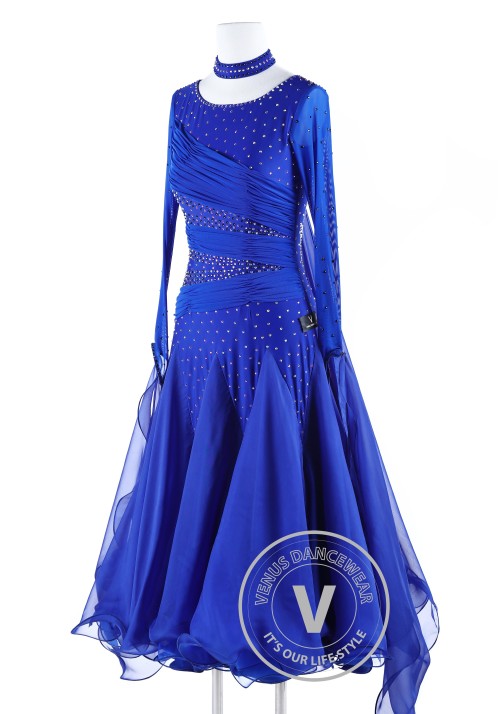 Starry Sky Standard Waltz Quickstep Foxtrot Dancing Dress