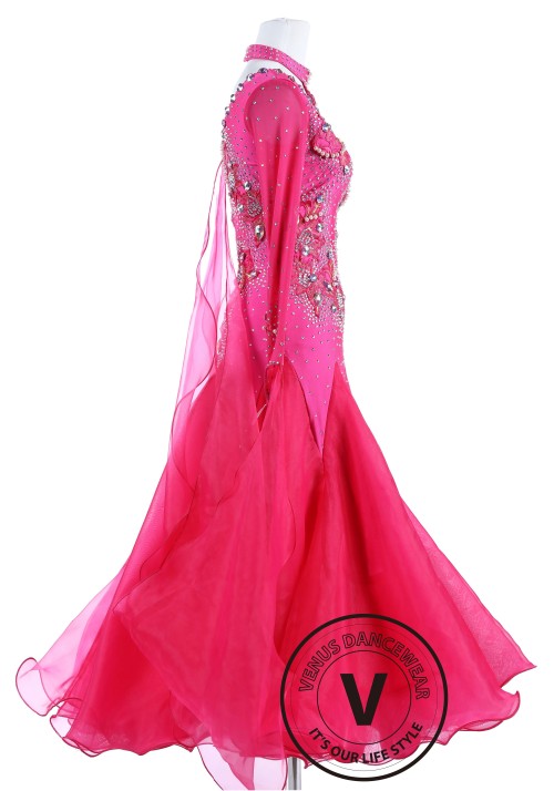 Pearl Rose Standard Smooth Foxtrot Waltz Quickstep Dress