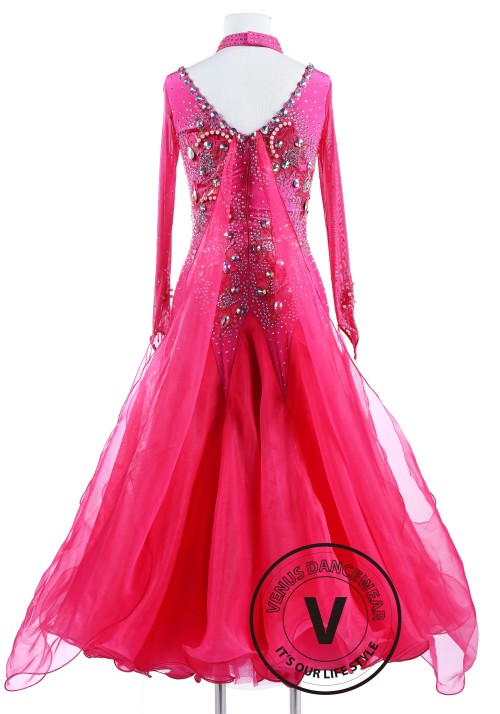 Pearl Rose Standard Smooth Foxtrot Waltz Quickstep Dress