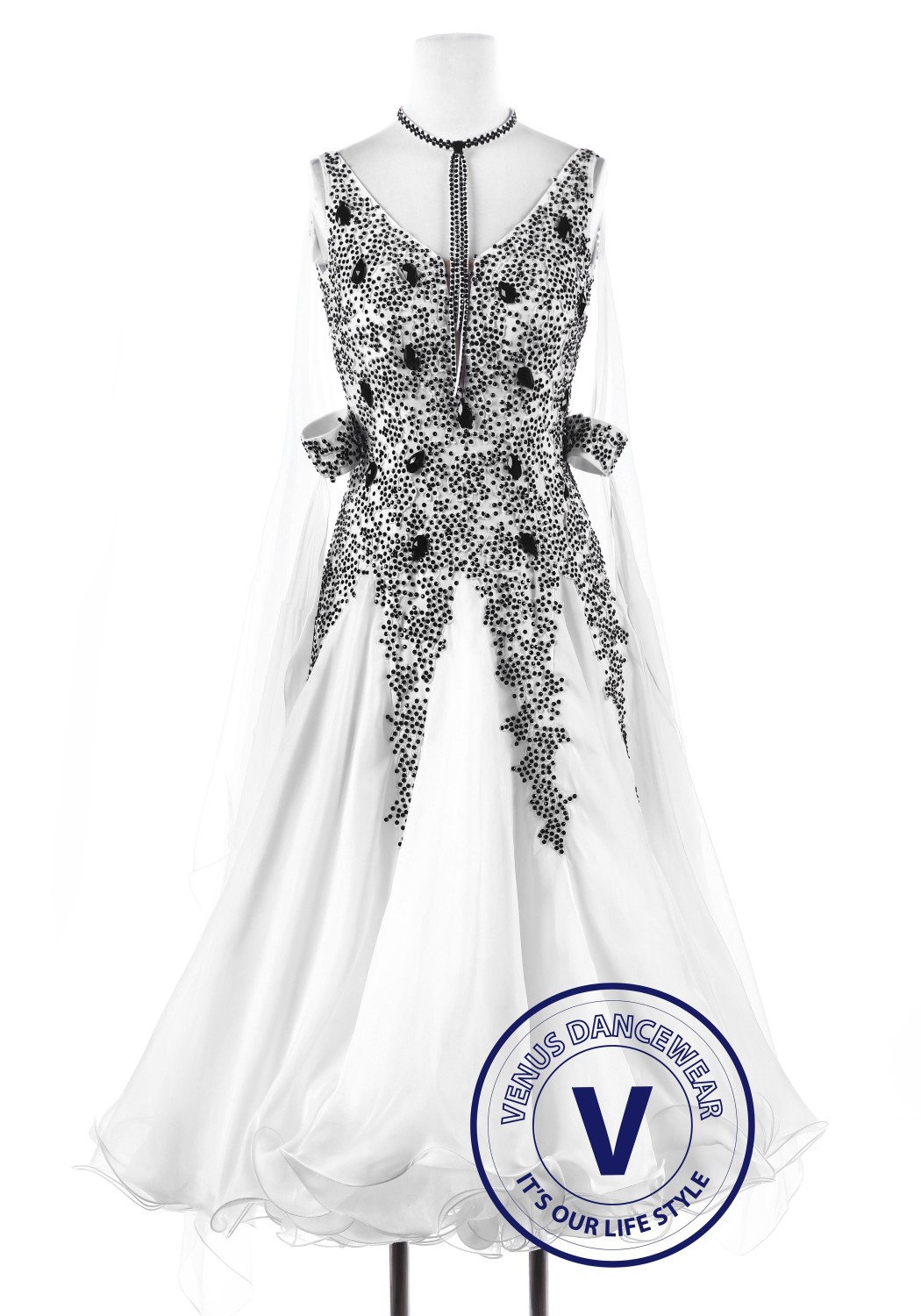 snowflake formal dress Ballroom/Smooth Dance Competition Dresses Maxi dress