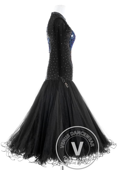 Peacock in Dark Standard  Foxtrot Waltz Quickstep Dress