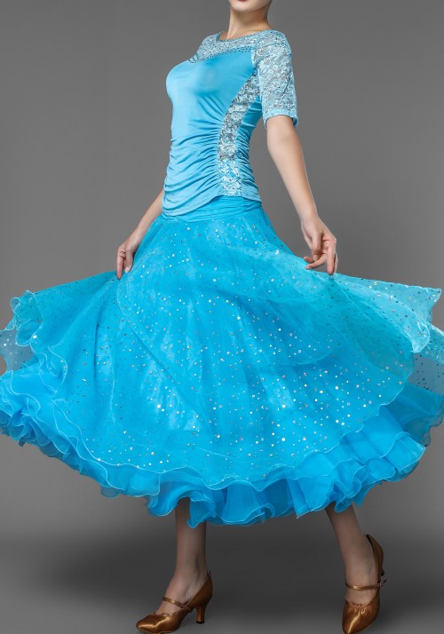 Ballroom Organdy Practice/Competition Skirt