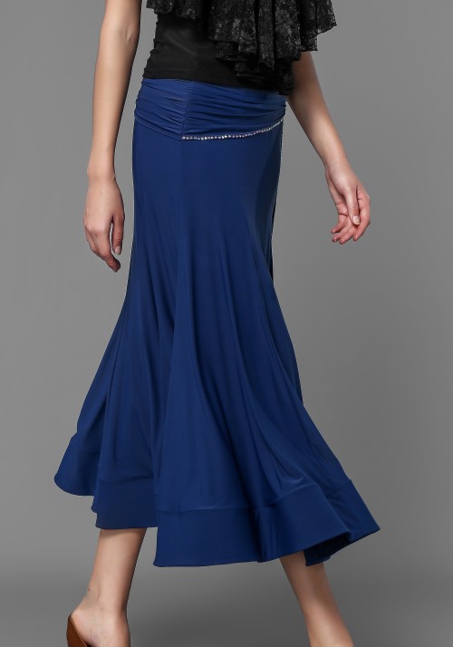 Luxury Crepe Stoned Ballroom Smooth Skirt