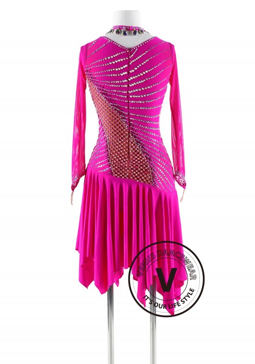 Spider Queen Latin Rhythm Competition Dance Dress