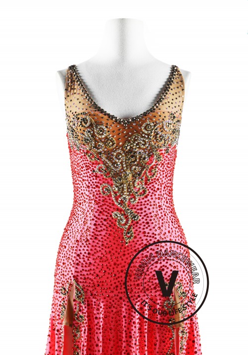 Forest Queen Latin Rhythm Competition Dance Dress