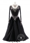 Dark Queen Ballroom Smooth Competition Dance Dress