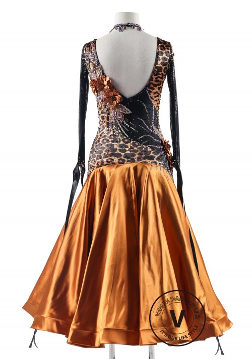 Wild and Dazzling Ballroom Smooth Competition Dance Dress