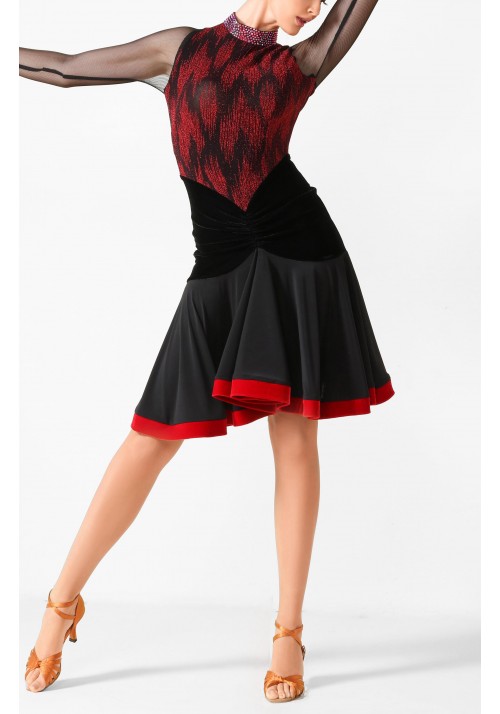 Latin Rhythm Competition/Practice Dance Dress PF06017