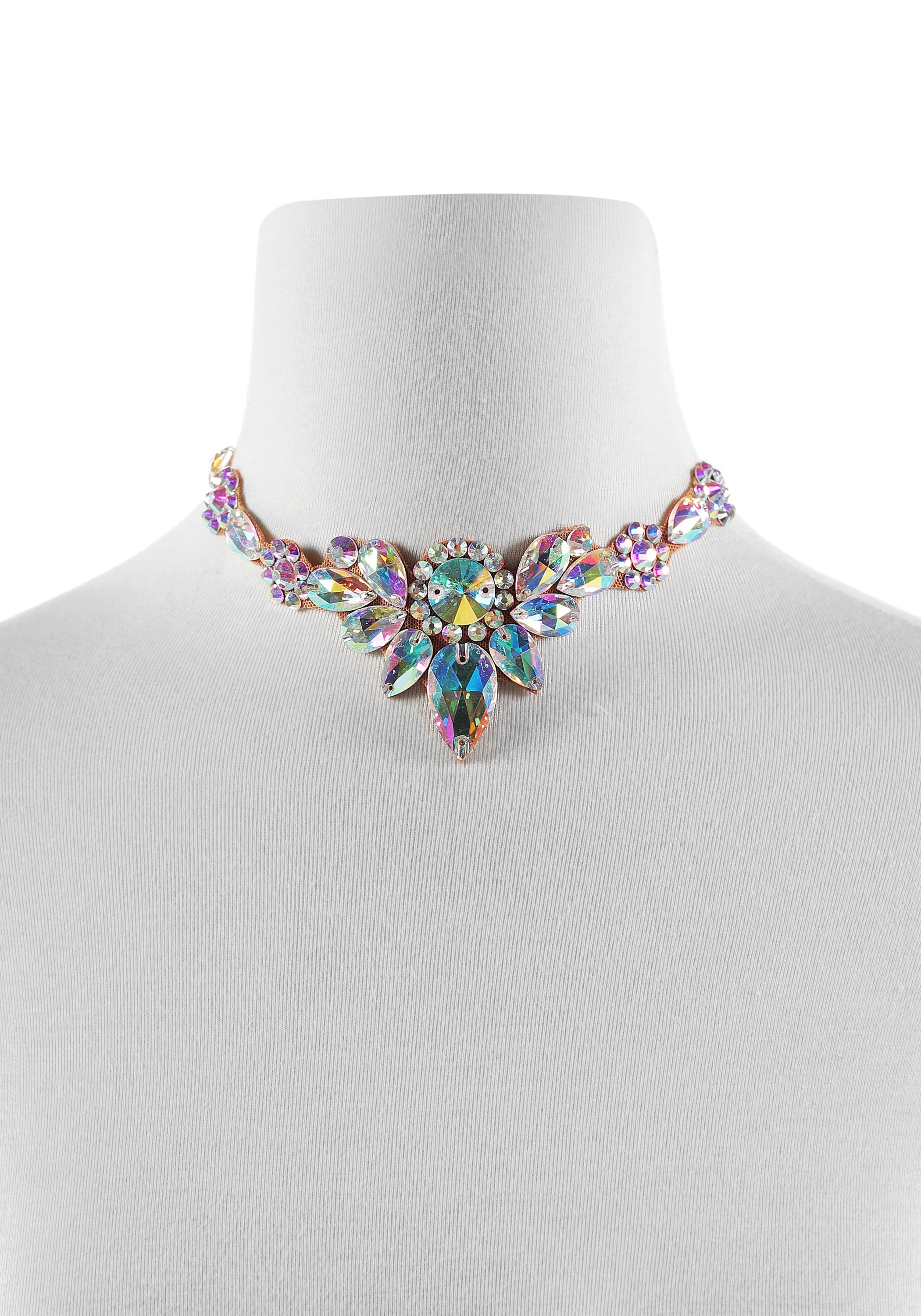 Dazzling Crystals Necklace Choker NL0002