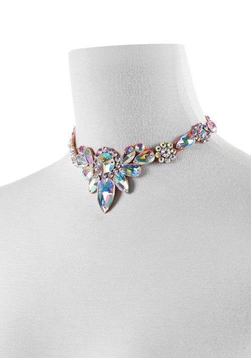 Dazzling Crystals Necklace Choker NL0002