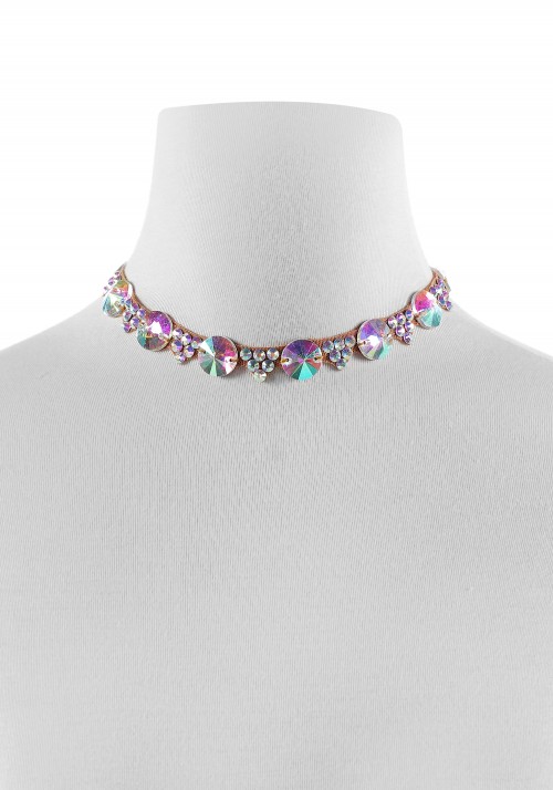 Dazzling Crystals Necklace Choker NL0001