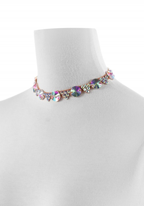 Dazzling Crystals Necklace Choker NL0001