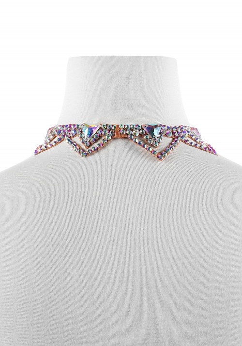 Dazzling Crystals Necklace Choker NL0004