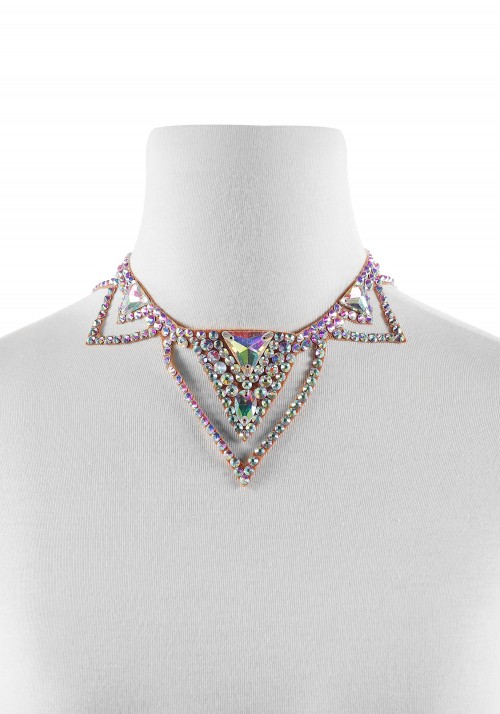 Dazzling Crystals Necklace Choker NL0004