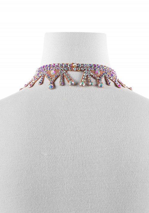 Dazzling Crystals Necklace Choker NL0005