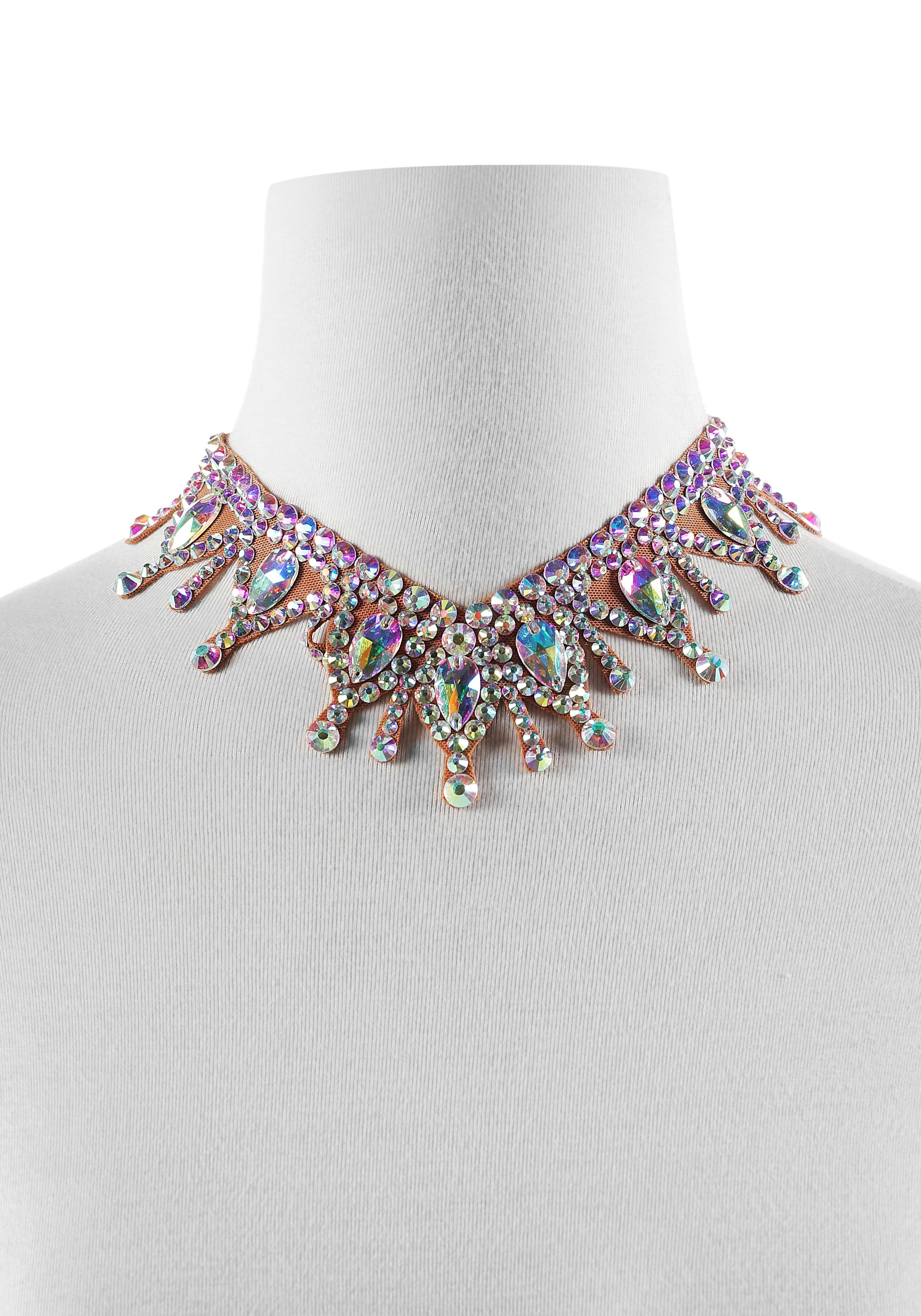 Dazzling Crystals Necklace Choker NL0005