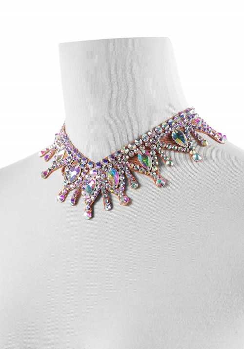 Dazzling Crystals Necklace Choker NL0005