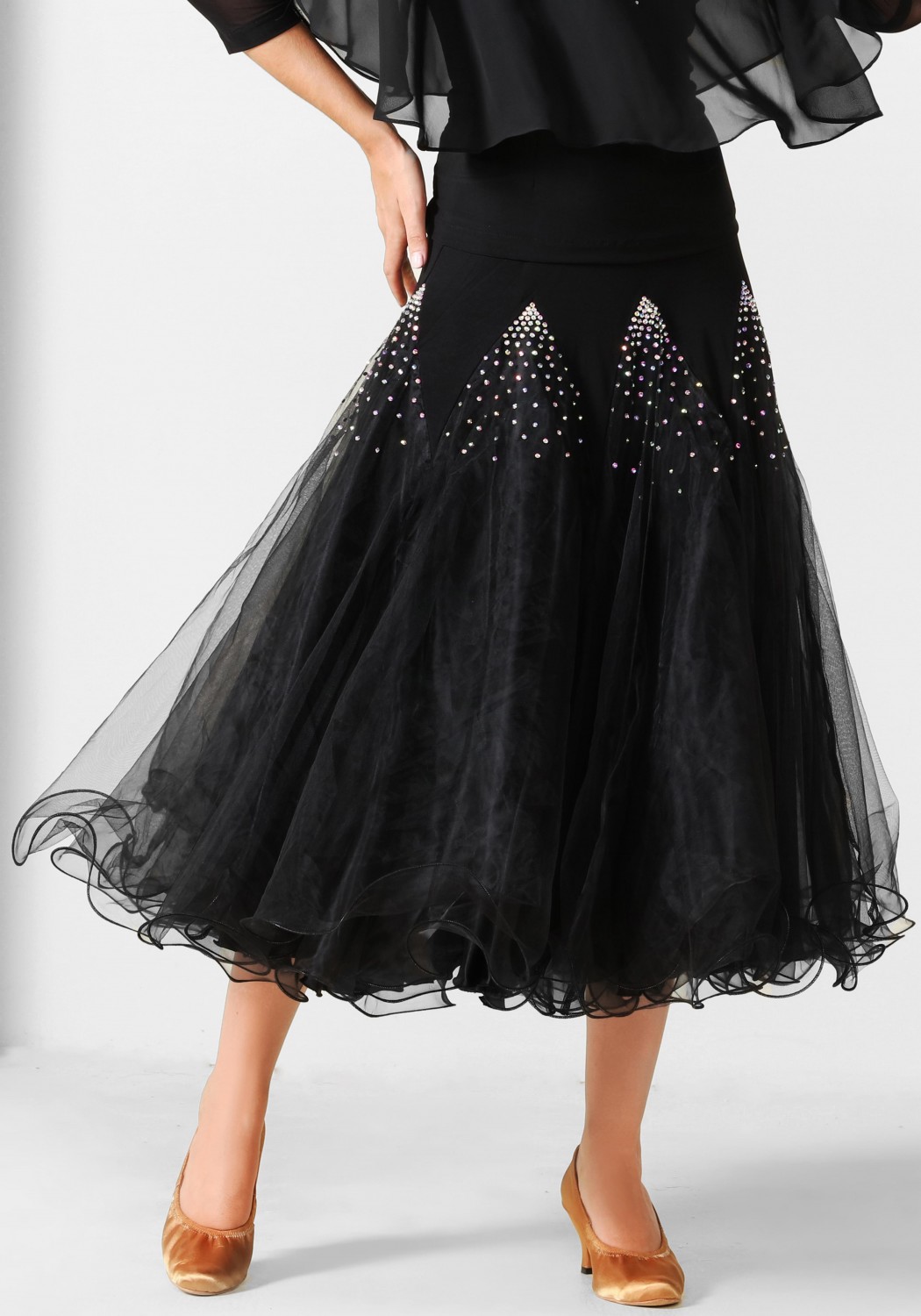 Luxury Crepe Classical Ballroom/Smooth Skirt PF01005S