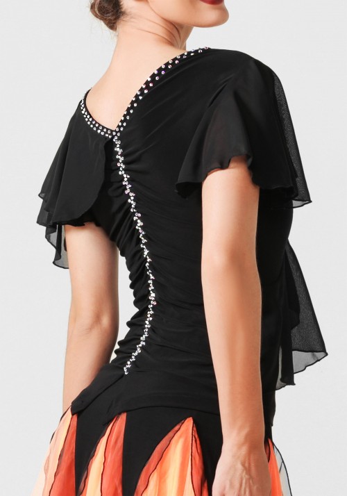 Luxury Crepe and Chiffon Top PF01020T