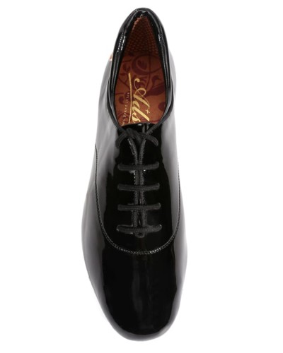 ADS Dance Men Nubuck Ballroom Dance Shoes with Curved Heel MG4011-0190