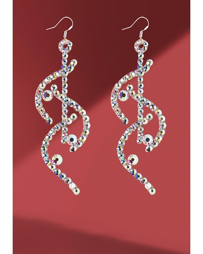 Dazzling Crystals Earrings MSE012