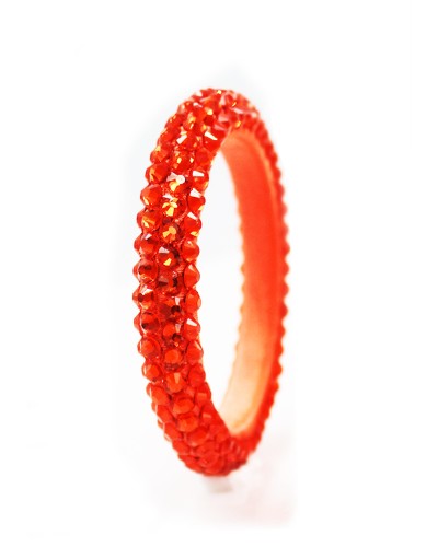 Luminous Orange Crystals Bangles BL0001