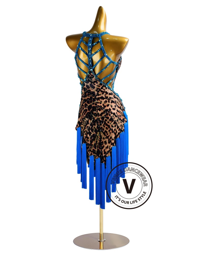lady latin tassel dance dress Women's Fringe Competition – Rhinestone Long Sleeves Ballroom Waltz Cha-Cha Practice Skirt YGroup_marguerite-cardigan-dress