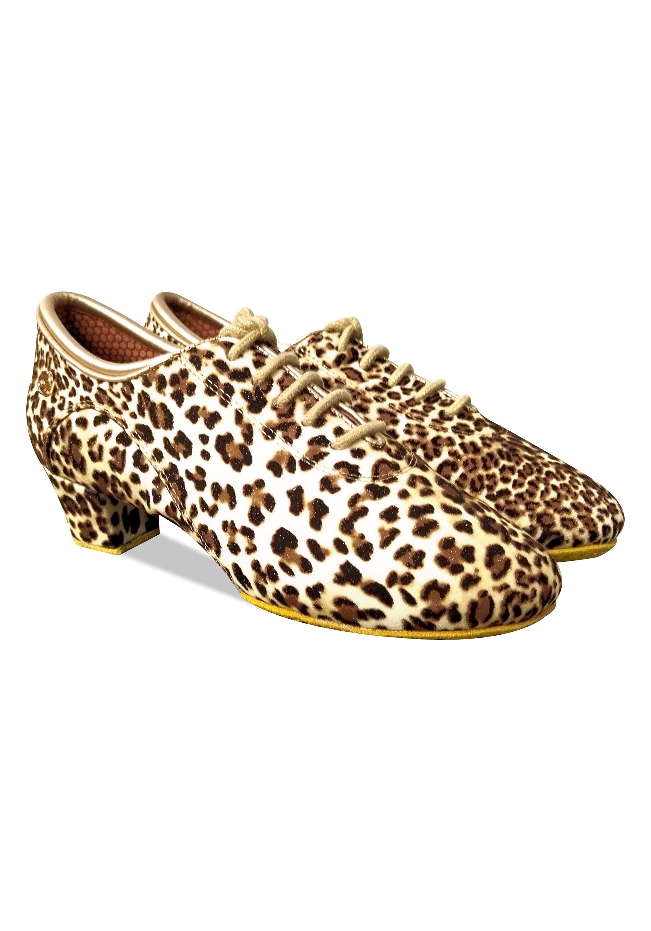 ADS Dance Leopard Women Teaching Practice Dance Shoes MG1060-9002