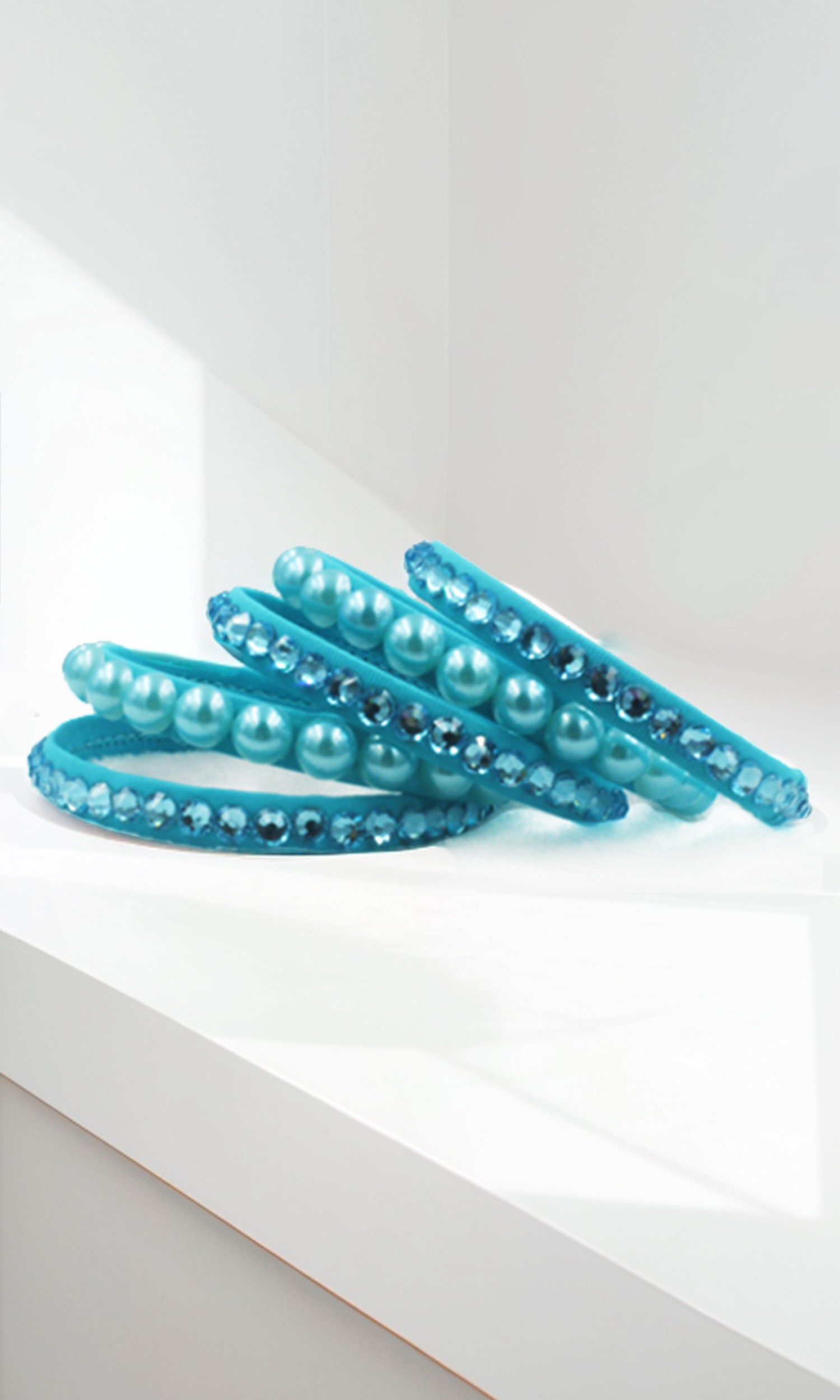 Azure Dream Crystal & Pearl Bracelets BBS006
