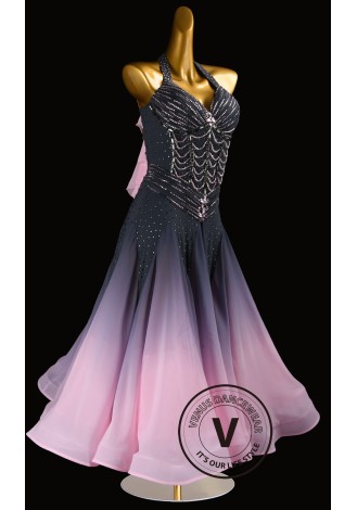 Whispers of Dusk Waltz Ballroom Dress Smooth Competition Dresses