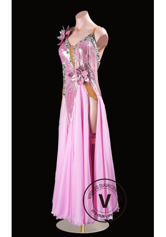 Petal Grace Unfolded Waltz Ballroom Dress Smooth Competition Dresses