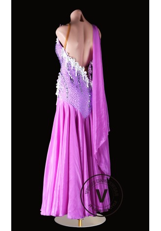 Petal Grace Unfolded Waltz Ballroom Dress Smooth Competition Dresses