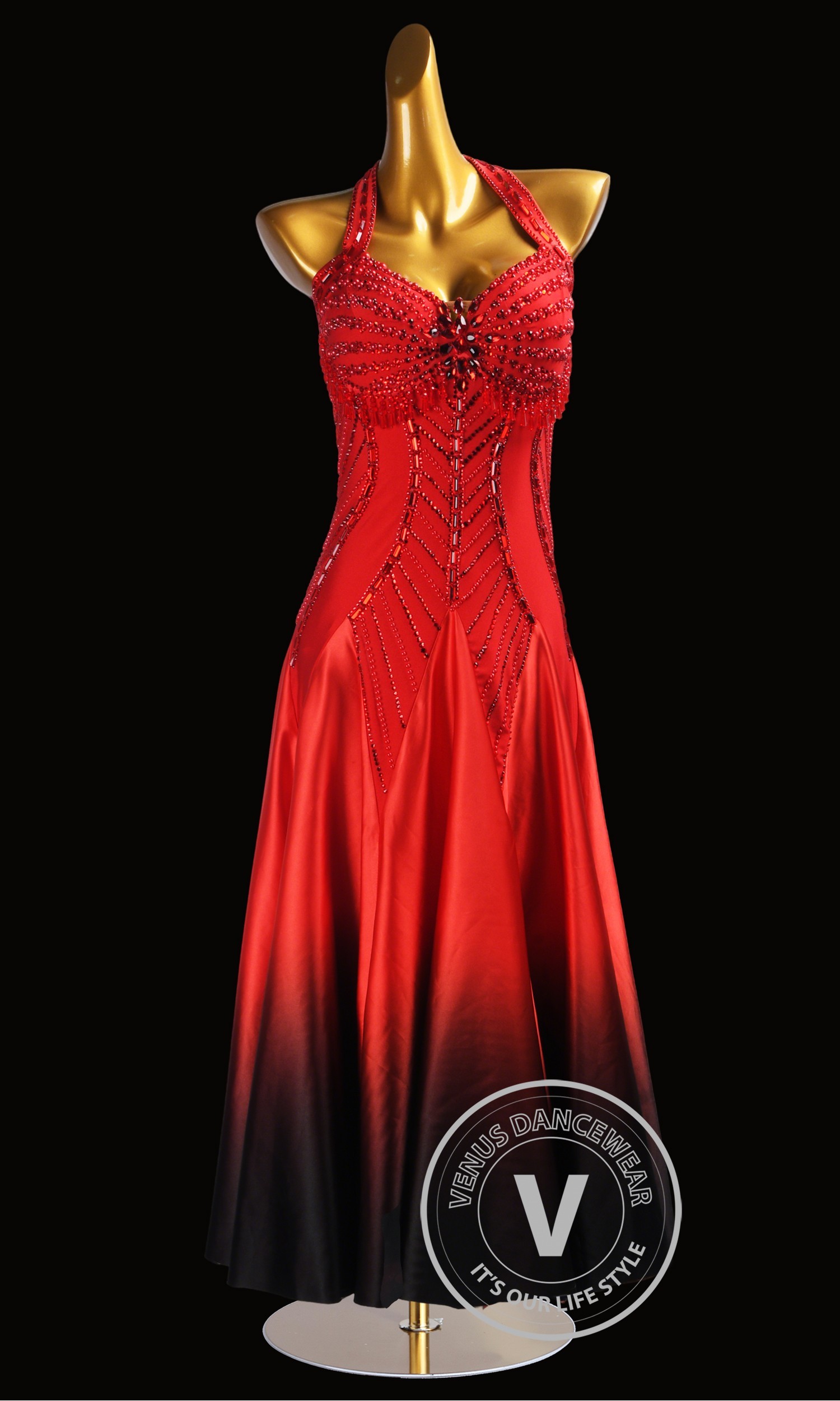 Flame of Grace Seduction Waltz Ballroom Dress Smooth Competition Dresses