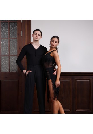 TID Noir Prestige Dance Shirt A014