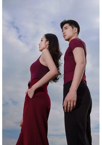 TID Dancewear Latin Ballroom Velcro Couple Pants