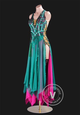 Forest Temptation Waltz Ballroom Dress Smooth Competition Dresses