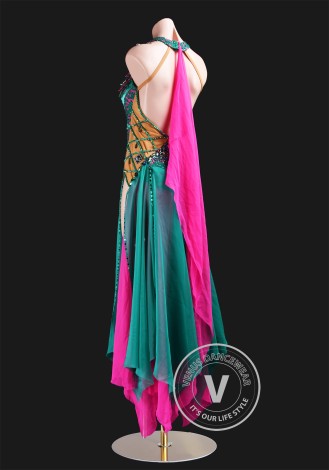 Forest Temptation Waltz Ballroom Dress Smooth Competition Dresses