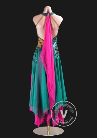 Forest Temptation Waltz Ballroom Dress Smooth Competition Dresses