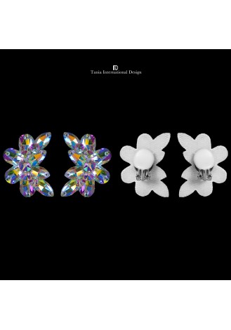 Aurora Spark AB Crystals Earrings TJ003