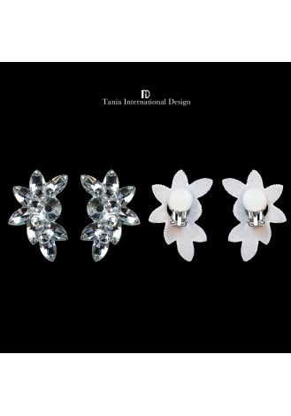 Clear Crystals Earrings TJ004