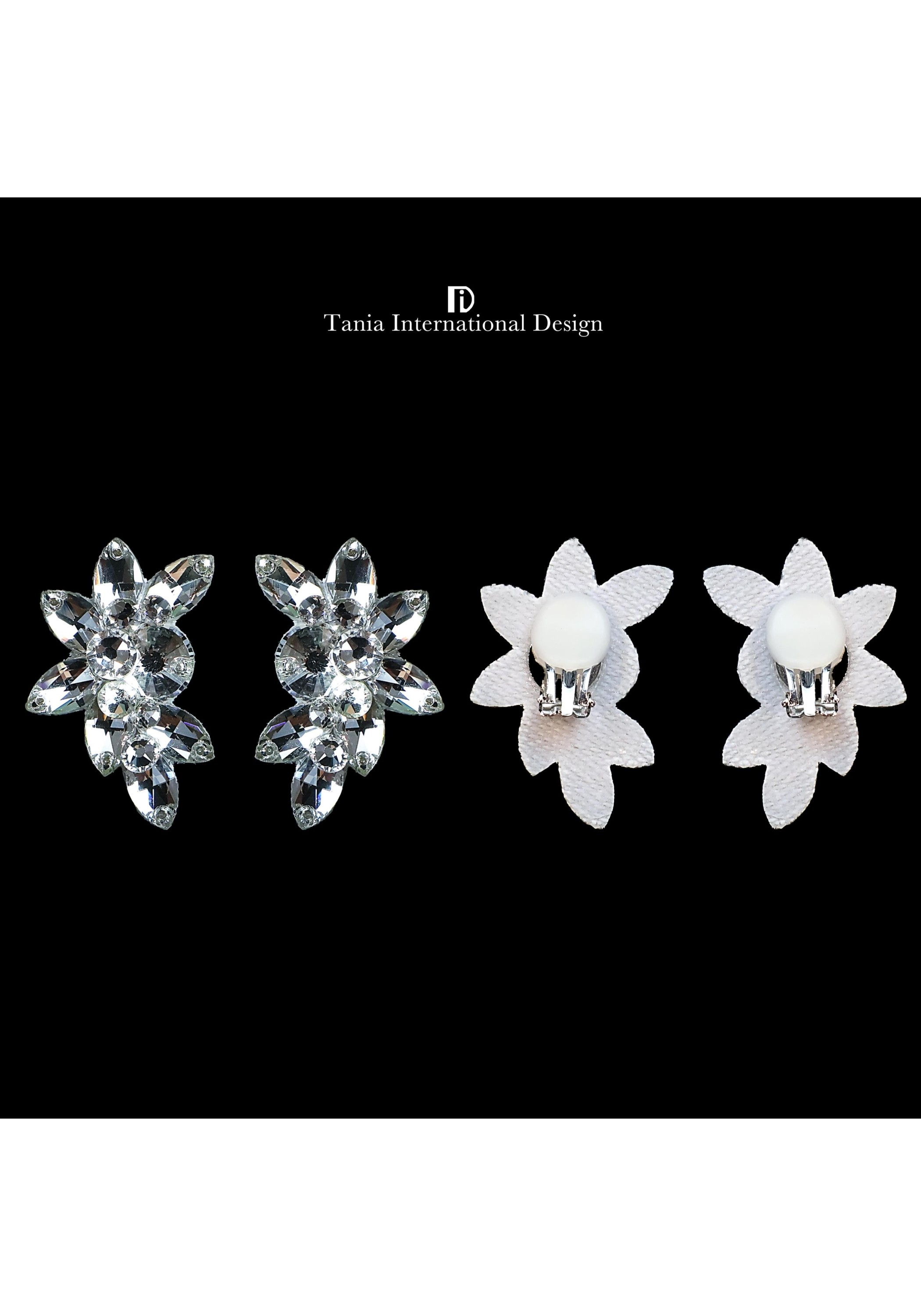 Clear Crystals Earrings TJ004