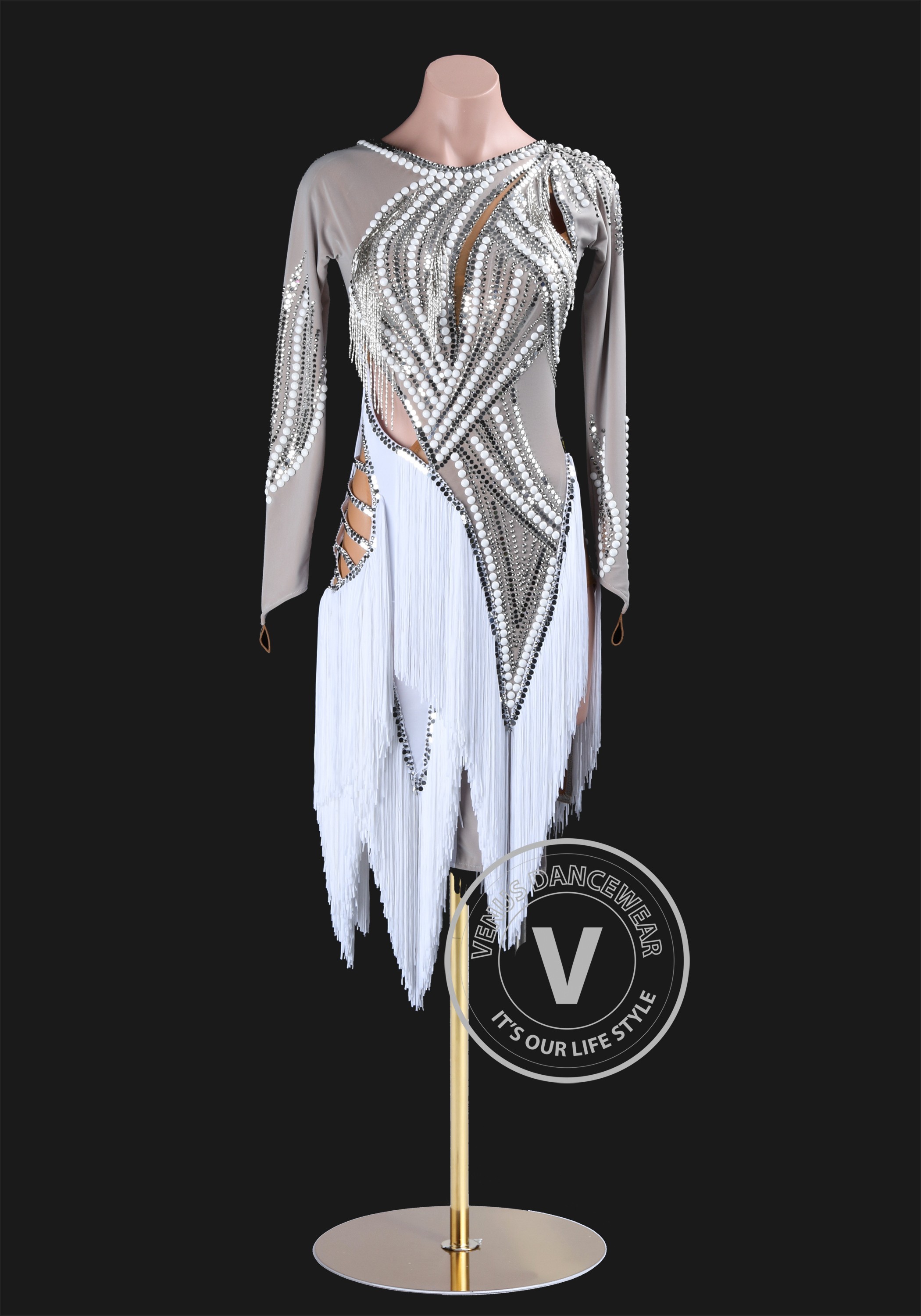 Moonlight Grace Latin Rhythm Chacha Salsa Rumba Competition Dance Dress