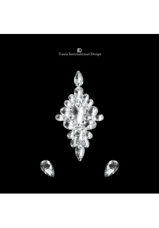 Clear Elegance one-set Jewelry Earrings Headpiece TJ008