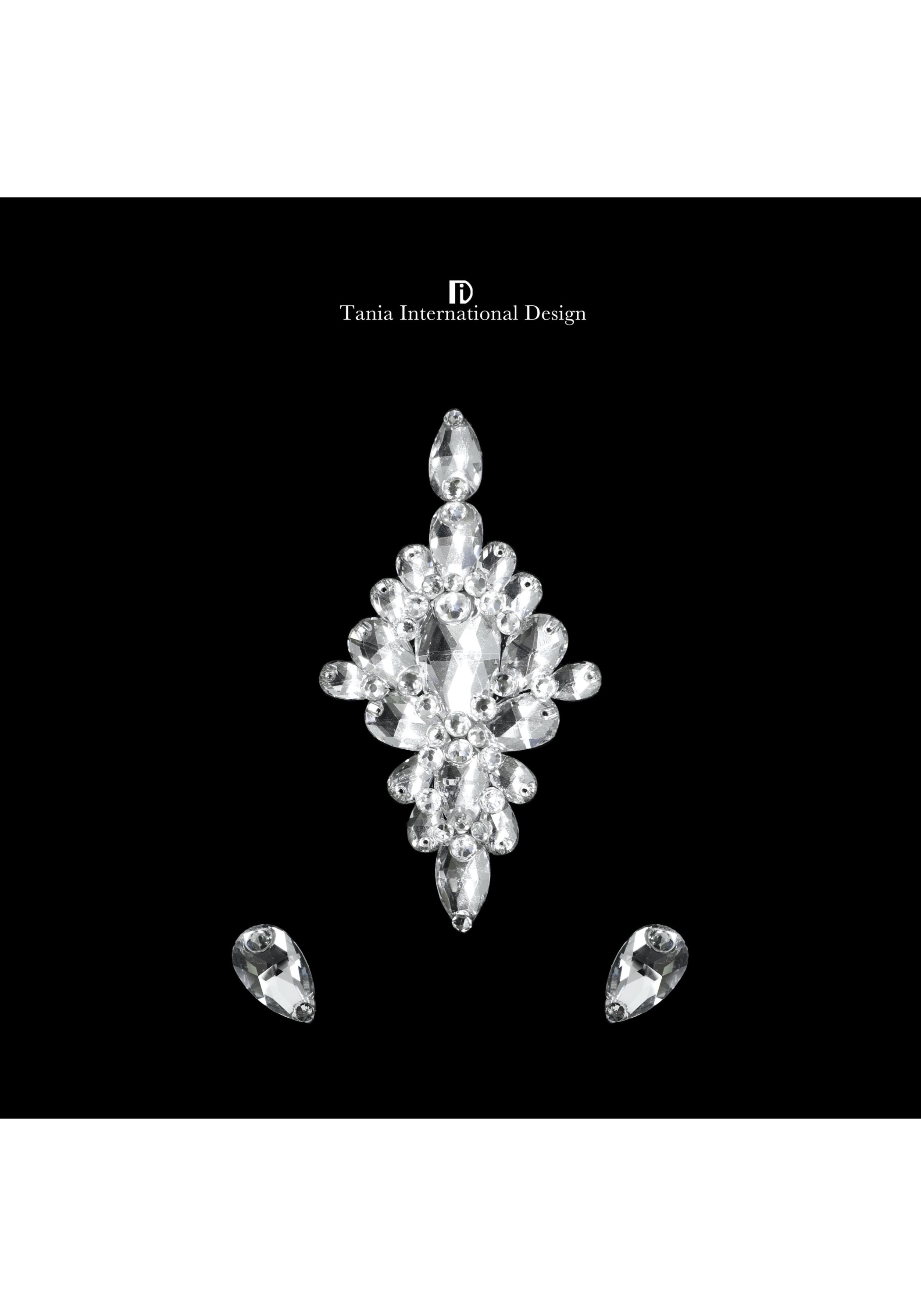 Clear Elegance one-set Jewelry Earrings Headpiece TJ008