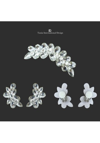Elegance one-set Jewelry Earrings Headpiece TN019